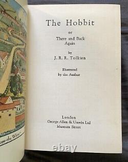 1961 The Hobbit or There and Back Again Tolkien 13th Impression With Dust Jacket