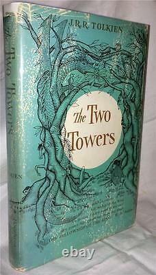 1962 The Two Towers Lord Of The Rings J. R. R. Tolkien With Fold Out Map & Jacket