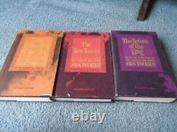 1965 J. R. R. Tolkien Lord of The Rings Trilogy Box Set Second Edition