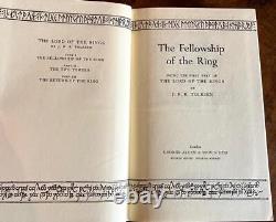 1967 The LORD Of The RINGS TRILOGY By J R R TOLKIEN 2nd Ed Set CORRECTED TEXT