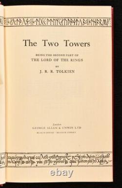 1971 3vols The Lord of the Rings Trilogy J. R. R. Tolkien Dustwrappers Foldin