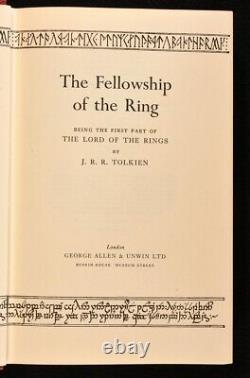 1971 3vols The Lord of the Rings Trilogy J. R. R. Tolkien Dustwrappers Foldin