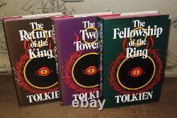 1974 Lord Of The Rings Trilogy By Jrr Tolkien Hbs With Dustjackets Fine Lotr