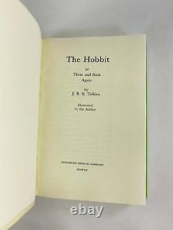 1975 Hobbit or There and Back Again by JRR Tolkien with dust jacket THIRD Editio