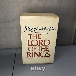 1978 Tolkien The Lord Of The Rings Revised Edition 2nd Print 3 Vol Hc Book Set