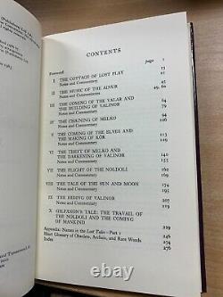 1986 J R R Tolkien The Book Of Lost Tales Parts 1 & 2 Hardback Books (p7)