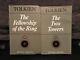 2 Volumes The Lord Of The Rings J. R. R. Tolkien Allen & Unwin 2nd Edition 1966
