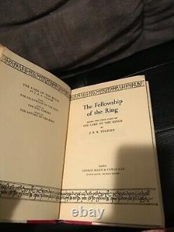 2 Volumes The Lord of the Rings J. R. R. Tolkien Allen & Unwin 2nd Edition 1966