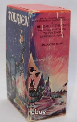 Ballantine Lord Of The Rings Box Set 1969 Tolkien Vg+ Box Pristine Fine Books