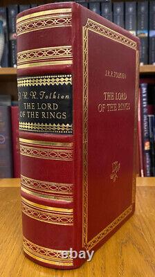 Beautiful luxury leather bound Lord of the Rings Book one volume custom