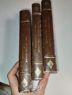Early Lord of the rings Tolkien Beautiful binding 2nd edition 4-3-3rd prints