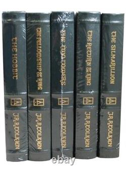 Easton Press J. R. R. Tolkien LORD RINGS Complete 5V Set Leather Bound Sealed VF