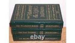 Easton Press LORD OF THE RINGS by J R R Tolkien 3 vols FELLOWSHIP TOWERS Return