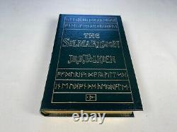 Easton Press THE SILMARILLION JRR Tolkien Lord Rings Hobbit LEATHER with map FINE