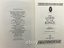 Fine 1991 HC in a DJ First Edition Lord of the Rings JRR Tolkien Art by Alan Lee