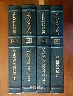 HOBBIT, LORD OF THE RINGS TRILOGY JRR Tolkien Easton Press Collectors Set