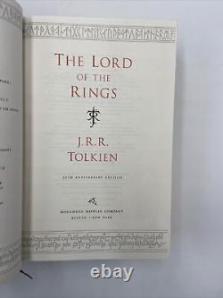 Hardback Novel JRR Tolkien The Lord of the Rings 50th Anniversary Edition