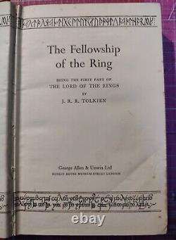 JRR Tolkien The Fellowship of the Ring Lord of Rings 1956