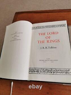 JRR Tolkien The Lord Of The Rings 1979 7th imp Delux edition Allen & Urwin
