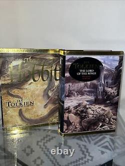 JRR Tolkien The Lord Of The Rings/The Hobbit Box Set Illustrated Hardback Books