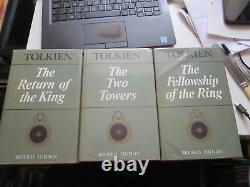 JRR Tolkien The Lord of the Rings Second Edition First Print 1966 Dust Jackets