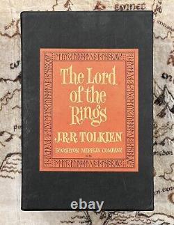 JRR Tolkien The Lord of the Rings US 2nd Ed 12/11/11 withSlipcase, Maps, Covers