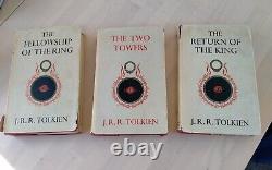 JRR Tolkien's'Lord of the Rings' First Edition impression1963,63,62 Was $3000