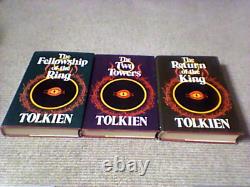 J. R. R. TOLKIEN THE LORD OF THE RINGS Trilogy UK HB with D/J Set of 3 1974 2nd/8th