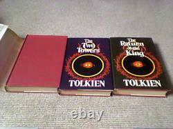 J. R. R. TOLKIEN THE LORD OF THE RINGS Trilogy UK HB with D/J Set of 3 1974 2nd/8th