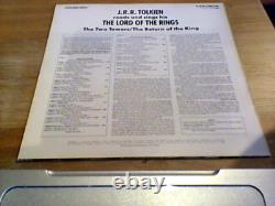 J. R. R. TOLKIEN reads THE LORD OF THE RINGS 1st CAEDMON UK LP 1975 RARE NM