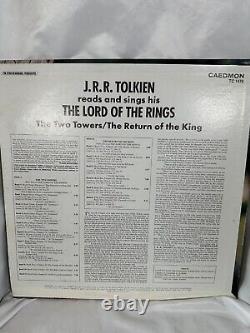 J. R. R. TOLKIEN reads THE LORD OF THE RINGS 1st CAEDMON US STEREO LP 1975 RARE