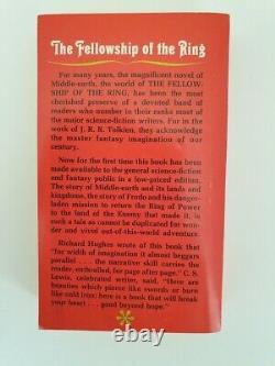 J R R Tolkien FELLOWSHIP OF THE RING, ACE books LORD OF THE RINGS 1965 Near Fine