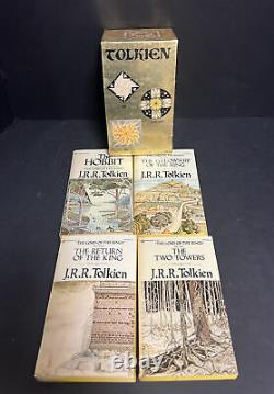 J. R. R. Tolkien Gold Box Set Lord of the Rings Hobbit Fellowship Towers Return PB