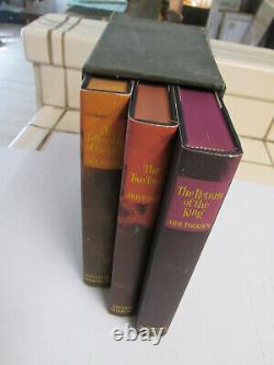 J R R Tolkien LORD OF THE RINGS 3 vol Revised Edition in box