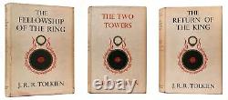 J. R. R. Tolkien LORD OF THE RINGS FELLOWSHIP of the RING, the TWO TOWERS, RETUR