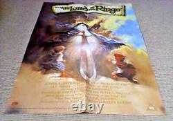J. R. R. Tolkien Lord Of The Rings Limited Uk DVD Set Ralph Bakshi + Poster + Book
