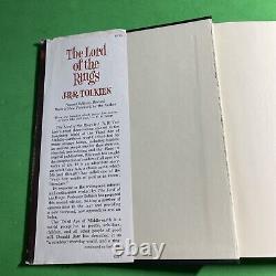 J. R. R. Tolkien Lord of the Rings 2nd Edition Hardcover Box Set w Maps / HAY
