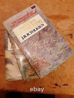 J R R Tolkien Lord of the Rings PB Box Set 1982 Urwin Books unread