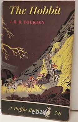 J. R. R. Tolkien, The Hobbit 1961, First Puffin Paperback, Near Fine