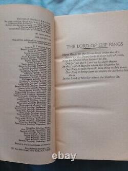 J. R. R Tolkien The Hobbit/the Lord Of The Rings Box Set 1973/4 Ballantine Edtn