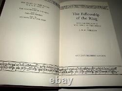 J. R. R. Tolkien The Lord Of The Rings 3 Volume Set, HB, 3rd Impression 1988