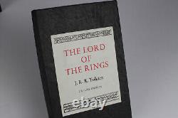 J R R Tolkien The Lord of The Rings Deluxe Edition 1976 Fifth Imp Allen & Unwin