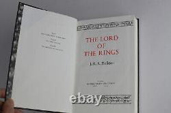 J R R Tolkien The Lord of The Rings Deluxe Edition 1978 6th Imp Allen & Unwin