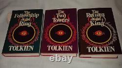 J R R Tolkien The Lord of The Rings Second Revised Edition 1974 Allen & Unwin x3