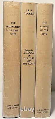 J. R. R. Tolkien, The Lord of the Rings, 1st Ed, Imp. 5, 6, 5 with 2nd State Case
