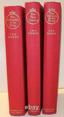 J. R. R. Tolkien, The Lord of the Rings, First Editions 1957, 58 Imp. 7,5,4