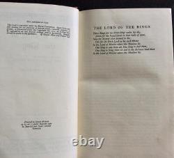LORD OF THE RINGS SET 1954 & 1955 By J R R TOLKIEN 1st Ed 4-1-1 + JACKETS