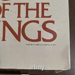 Lord Of The Rings Boxed Set Books Tolkien 2nd Edition 1965 Houghton Mifflin Co