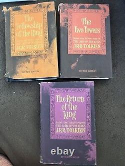 Lord Of The Rings J. R. R. Tolkien Box Set 1965 Houghton Mifflin Maps