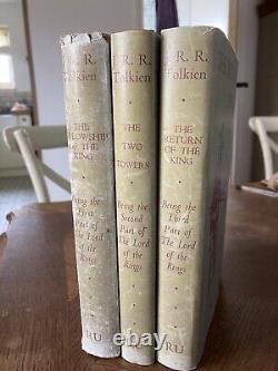 Lord Of The Rings Rare Trilogy In Dust Wrappings 1960